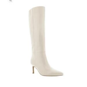Billini Harlen Knee High Boot in Bone Size 6